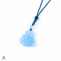 Mặt dây chuyền Phật Di Lặc Hải Lam Ngọc - Aquamarine